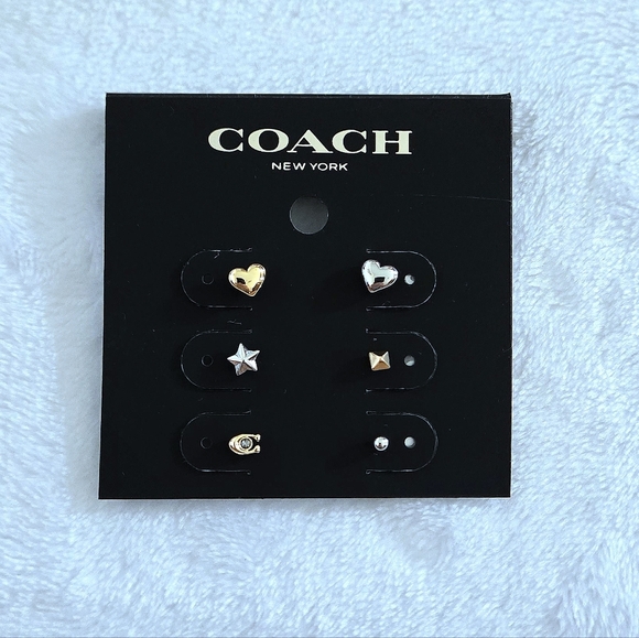 Coach Multi Mismatched Earring Set - Picture 11 of 15